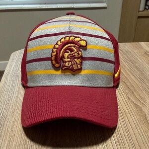 Nike Red, Gold, and Gray USC Trojans Hat